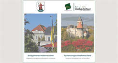Desktop Screenshot of heidenreichstein.gv.at